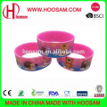 Promotion Silicone Rubber Bracelet in Width, with Printed Logo